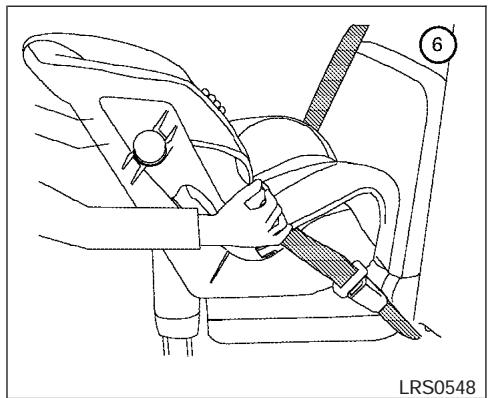 NISSAN FRONTIER - Dispositif de retenue orienté vers l'arrière - étape 4 - 3