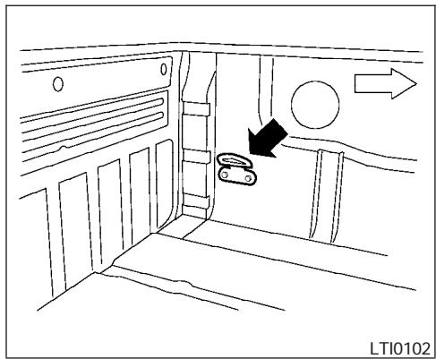 NISSAN FRONTIER - Verrouillage du hayon - 1