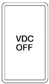 NISSAN FRONTIER - INTERRUPTEUR DU DISPOSITIF DE CONTROLE DYNAMIQUE DU VEHICULE (VDC) (selon l'équipement du vehicule) - 1