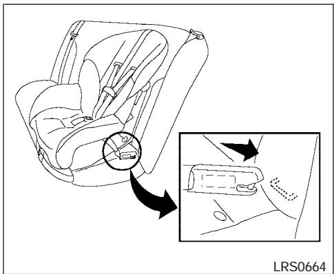 NISSAN FRONTIER - Dispositif de retenue orienté vers l'avant, fixations sur la sangle - étape 2 - 1