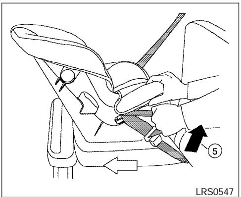 NISSAN FRONTIER - Dispositif de retenue orienté vers l'arrière - étape 4 - 1