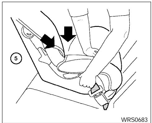 NISSAN FRONTIER - Dispositif de retenue orienté vers l'arrière - étape 4 - 2