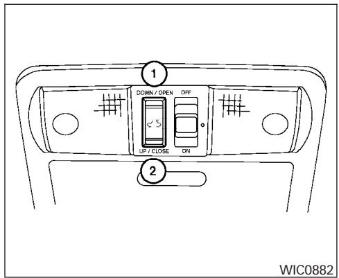 NISSAN FRONTIER - TOIT OUVRANT (selon l'équipement du vehicule) - 1