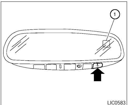 NISSAN FRONTIER - AFFICHAGE DE LA TEMPERATURE EXTERIEURE ET DE LA BOUSSOLE (selon l'équipement du vehicule) - 1