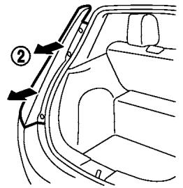 NISSAN LEAF - Éclairage de la plaque d'immatriculation - 2