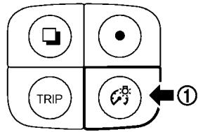 NISSAN LEAF - Commande de luminosite du tableau de BORD - 2