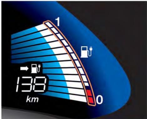 NISSAN LEAF - Indicateur de charge disponible de la batterie au lithium-ion: - 1