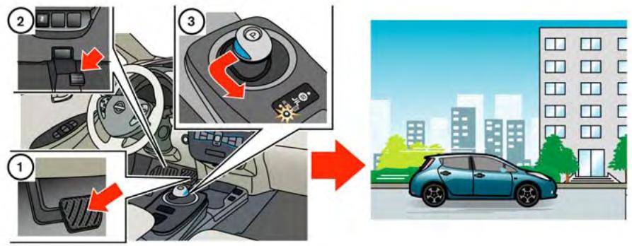 NISSAN LEAF - Démarrage de votre véhicule - 1