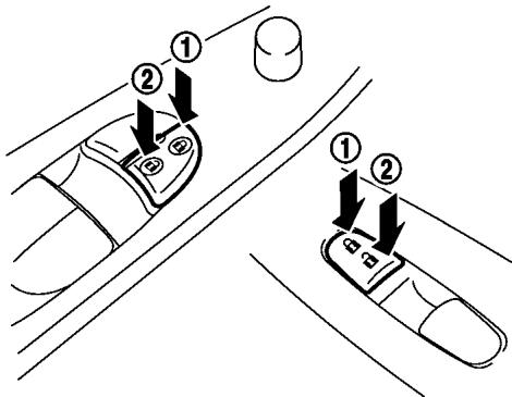 NISSAN LEAF - Verrouillage au MOYEN de la clé mécanique - 2