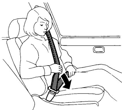 NISSAN LEAF - Bouclage des ceintures de sécurité - 1