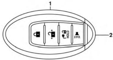 NISSAN LEAF - Clés - 1