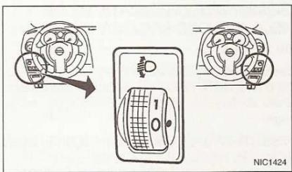 NISSAN QASHQAI - Désactivation du feu antibrouillard arrête : - 1