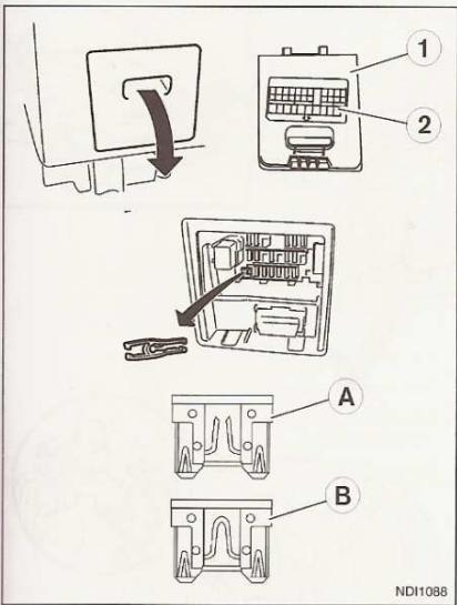 NISSAN QASHQAI - Gicleur de lave-vitre de pare-brise - 1