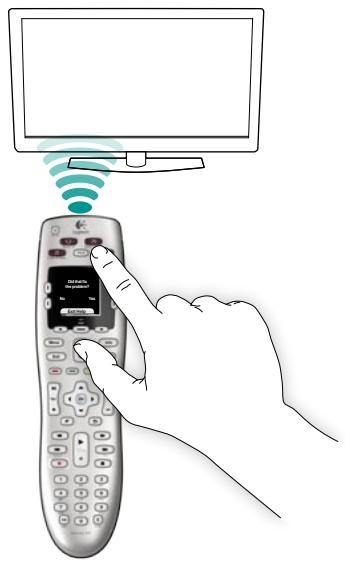 LOGITECH HARMONY 950 - Utilisation du bouton help - 2