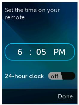 LOGITECH HARMONY ELITE - Réglage de l'heure - 2