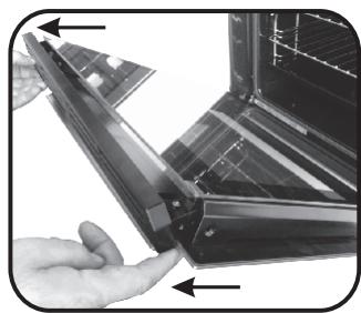 ROSIERES RFCR93IX - Retrait et nettoyage des VITRES - 7