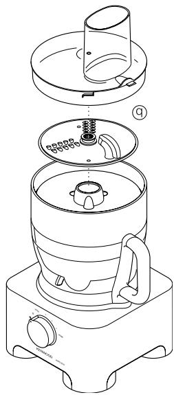 KENWOOD FPM910 MULTIPRO EXCEL - Utilisation de l'espace de rangement - 2