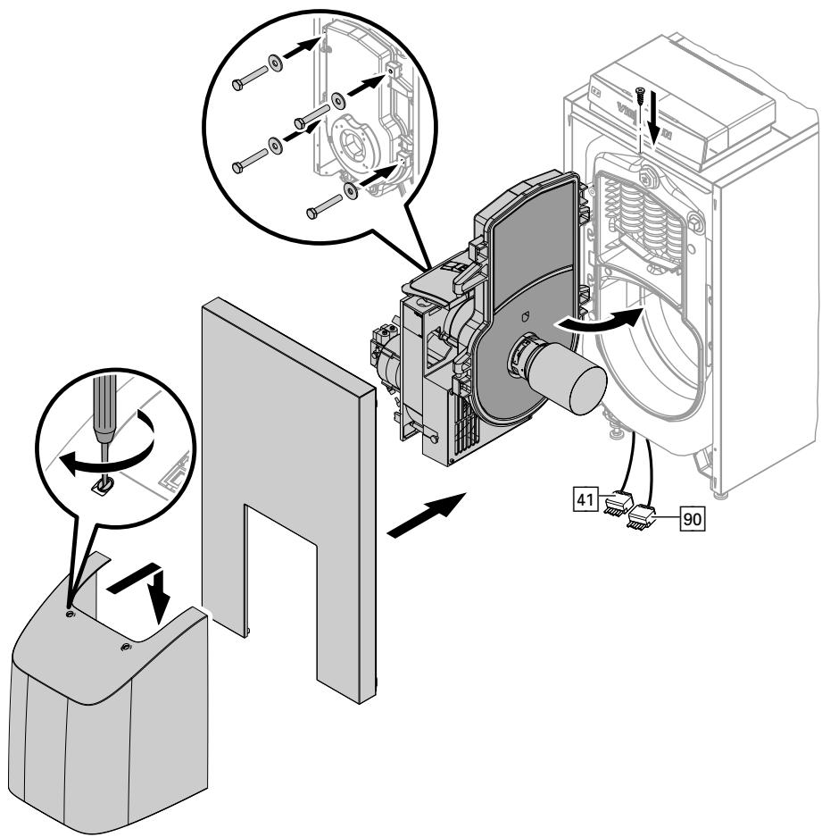VIESSMANN VITORONDENS 200 - Contrôler les joints et les pièces d'isolation - 1