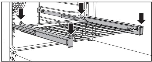 MIELE H 222 BP N - Rails télescopiques flexiclips HFC72 - 3