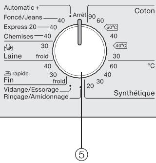 MIELE WDA 101 - Bandeau de commande - 2