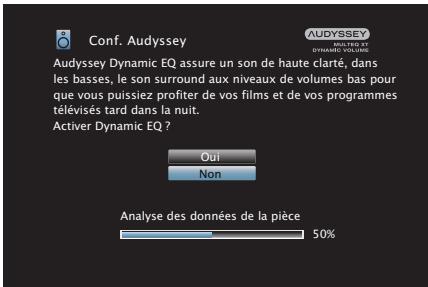 DENON AVR X2200W,  AVRX2200 - Effectuez le paramétrage de audyssey dynamic EQ® et audyssey dynamic volume®. - 1