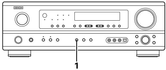 DENON AVR-1604 - Avant la lecture utilisant la fonction d'ambiance - 1