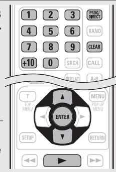 DENON DBP-2012 - Saisissez les numéros de plages que vous souhaitez programmer sur l'écran. - 1