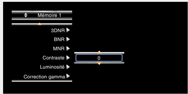DENON DBT 331UD, DBT-3313UD - Ajustement de la qualité d'image (contrôle d'image) - 1