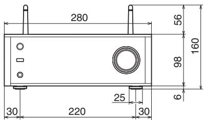 DENON DRA-100 - Dimensions - 3