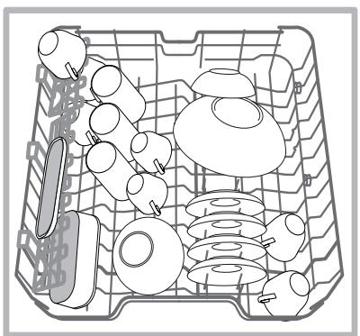 INDESIT DIFP 68 B 1 AEU - Panier supérieur - 1