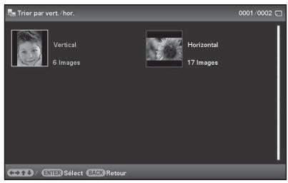 SONY DPF D1020B - Tri d'images (filtre) - 1
