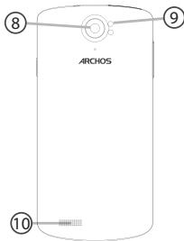 ARCHOS 50 OXYGEN - Description du téléphone - 1
