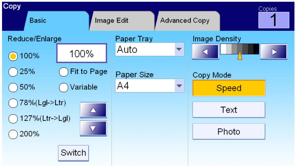 RICOH AFICIO MP C2051 - Utilisation des paramètres par défaut - 2