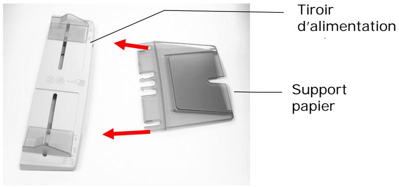 RICOH AFICIO MP C2051 - Installation du tiroir d'alimentation papier - 1