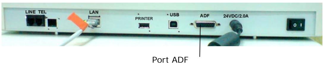 RICOH AFICIO MP C2051 - Branchement du câble ADF - 1