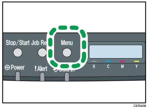 RICOH AFICIO SP C240DN - Setting a paper size using the control panel - 1