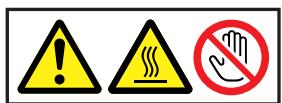 RICOH AFICIO SP C240DN - Positions of WARNING and CAUTION labels - 3