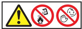 RICOH AFICIO SP C240DN - Positions of WARNING and CAUTION labels - 2