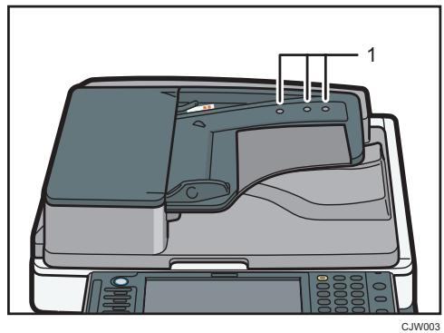 RICOH MPC3002 - Placer les originaux dans le chargeur de documents automatique - 1