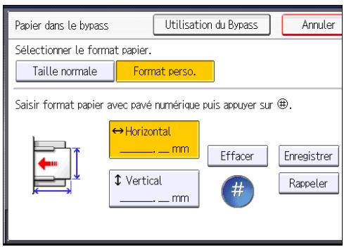 RICOH MPC3002 - Copie sur du format au format personnalisé depuis le Bypass - 1