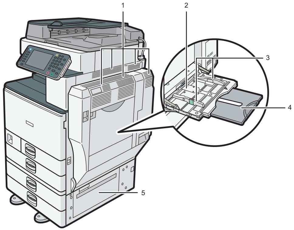 RICOH MPC3002 - Magasins papier inférieurs - 1