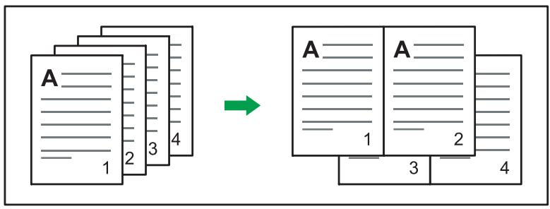 RICOH MPC3002 - Mise en place des originaux (originaux placés dans le chargeur de documents) - 1