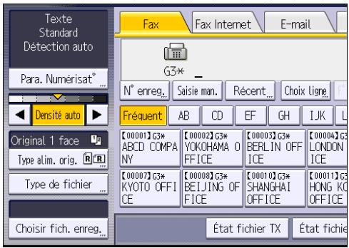 RICOH MPC3002 - Appuyez sur [Choisir fich. enreg.]. - 1