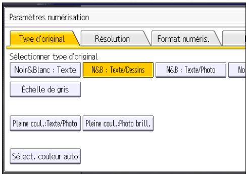 RICOH MPC3002 - Définissez la résolution, le format de résolution et d'autres paramètres, comme requis. - 1