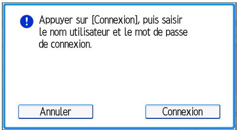 RICOH MPC3002 - Se connecter à l'aide du panneau de commande - 1