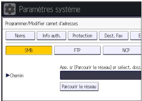 RICOH MPC3002 - Enregistrement d'un dossier SMB - 3