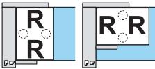 RICOH MPC3002 - Orientation d'origine et position des agrafes - 22