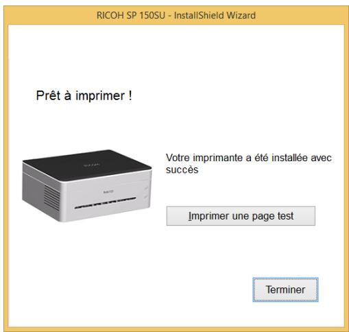 RICOH SP 150 - Installation réseau - 7
