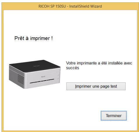 RICOH SP 150 - Étapes d'installation : - 7