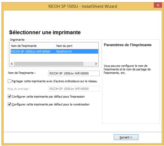 RICOH SP 150 - Étapes d'installation : - 5